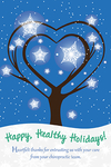 Happy, Healthy Holidays! (Heart Tree) 
